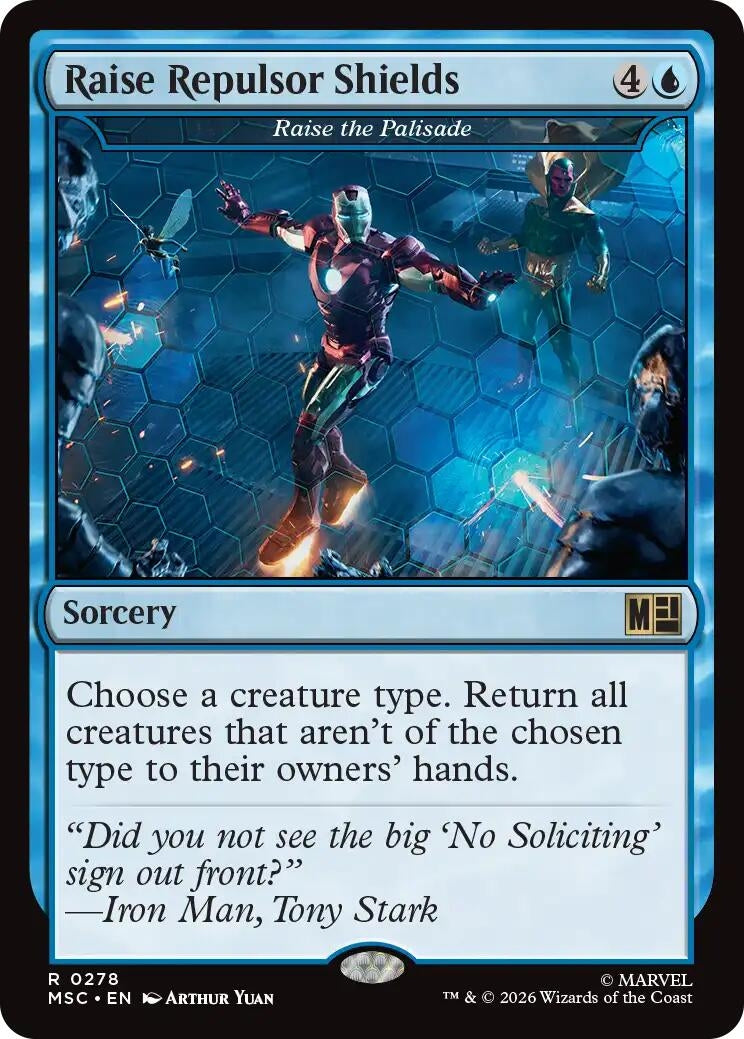 Image for Raise Repulsor Shields - Raise the Palisade (Surge Foil) (278) (MSC) - Magic: The Gathering