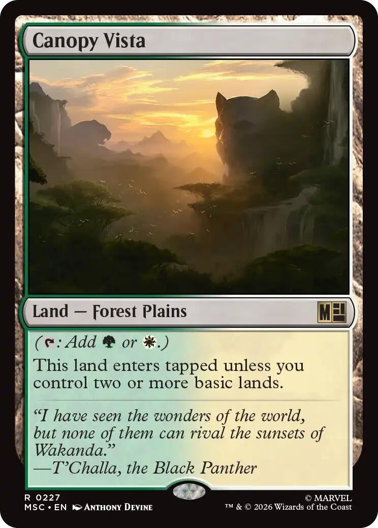 Image for Canopy Vista (227) (MSC) - Magic: The Gathering