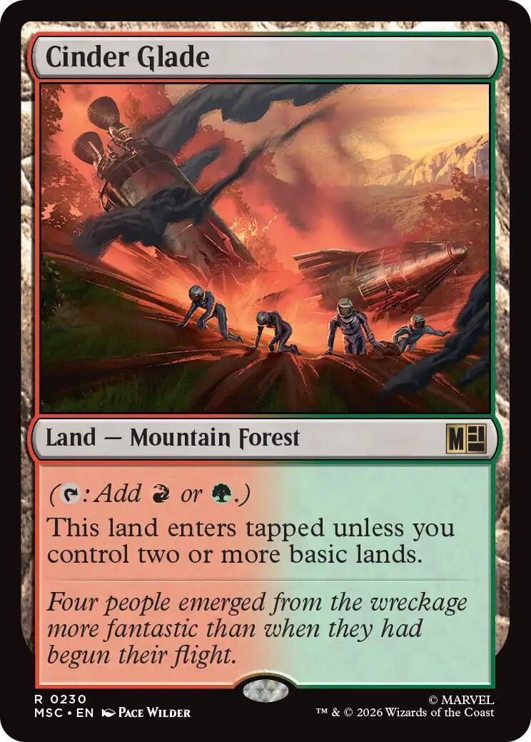 Image for Cinder Glade (230) (MSC) - Magic: The Gathering