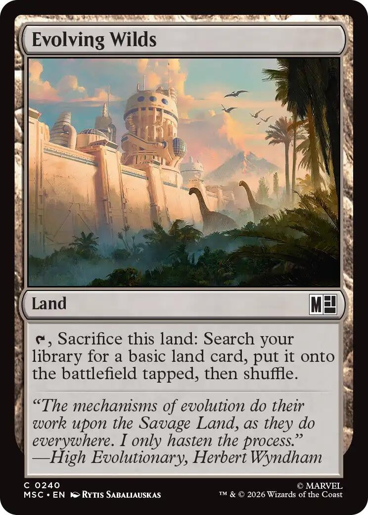 Image for Evolving Wilds (240) (MSC) - Magic: The Gathering