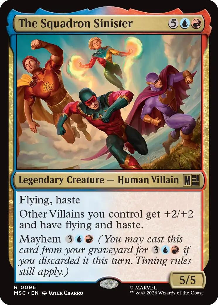 Image for The Squadron Sinister (Surge Foil) (96) (MSC) - Magic: The Gathering