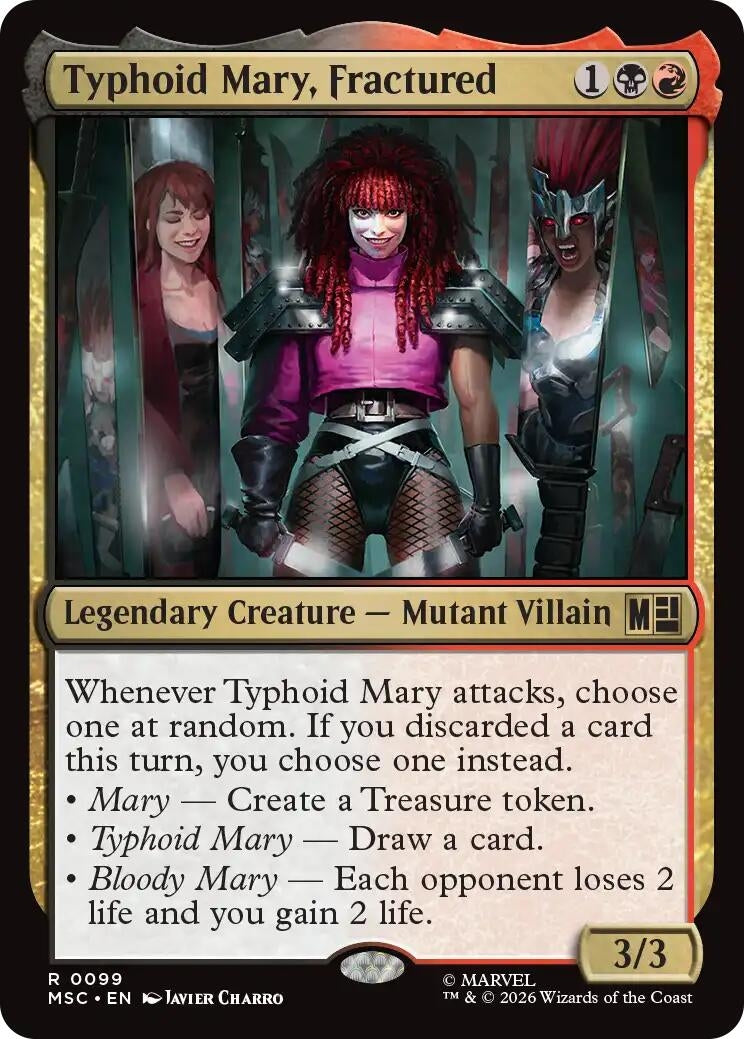Image for Typhoid Mary, Fractured (Surge Foil) (99) (MSC) - Magic: The Gathering