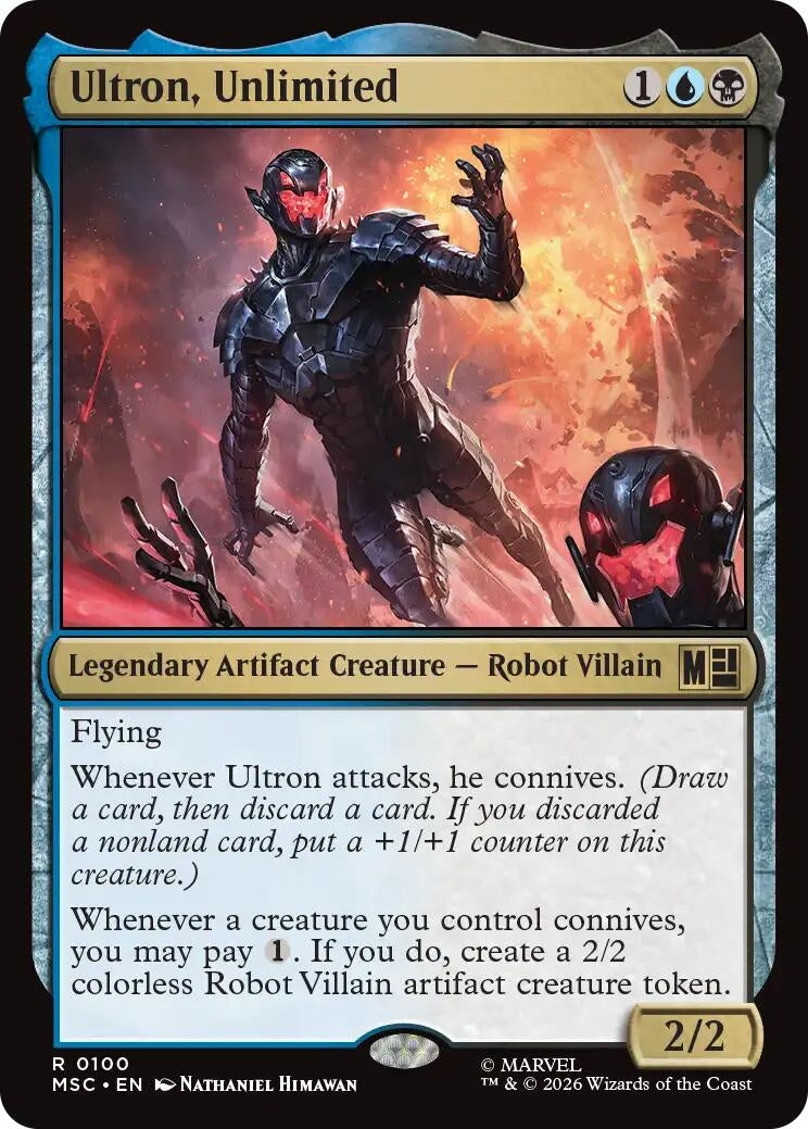 Image for Ultron, Unlimited (Surge Foil) (100) (MSC) - Magic: The Gathering