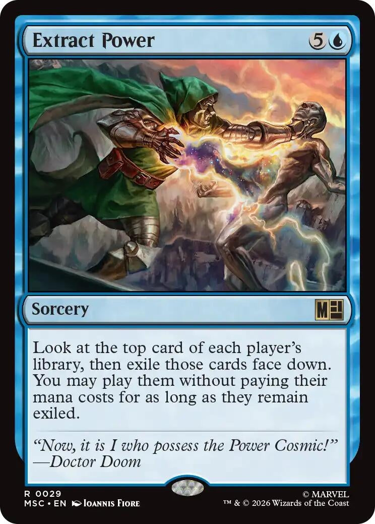 Image for Extract Power (Surge Foil) (29) (MSC) - Magic: The Gathering