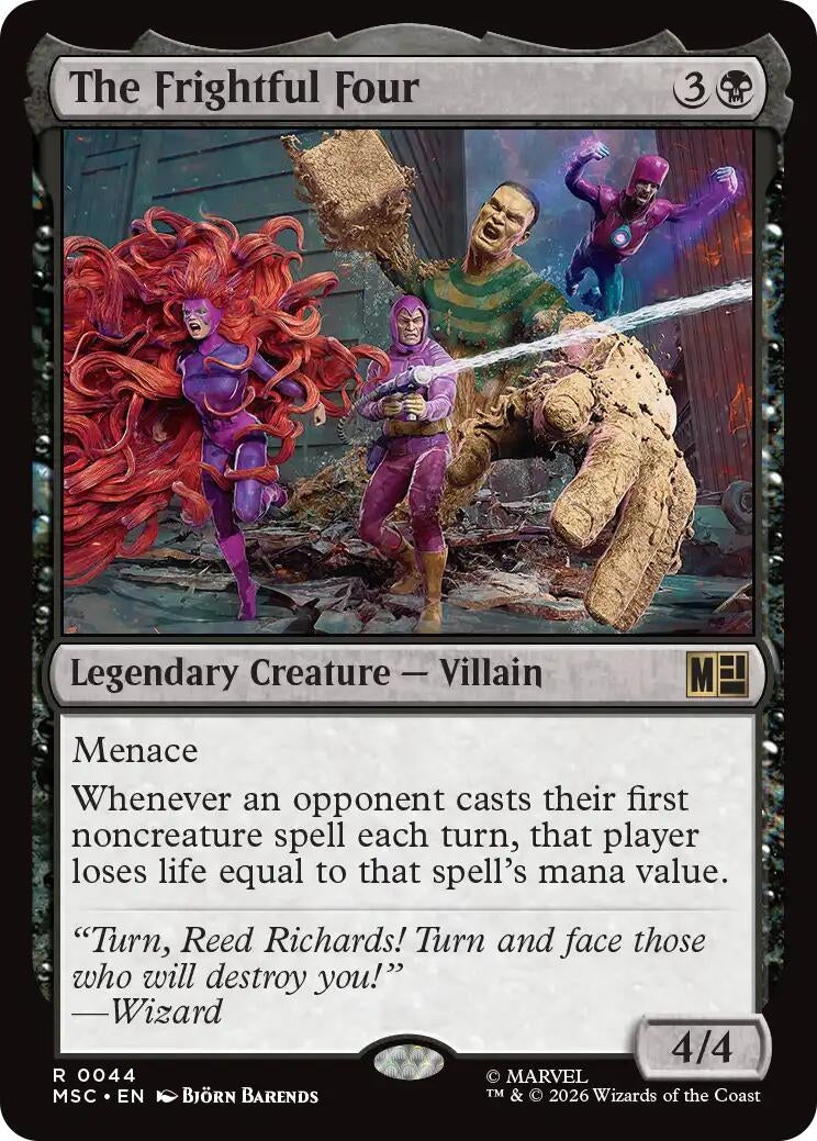 Image for The Frightful Four (Surge Foil) (44) (MSC) - Magic: The Gathering