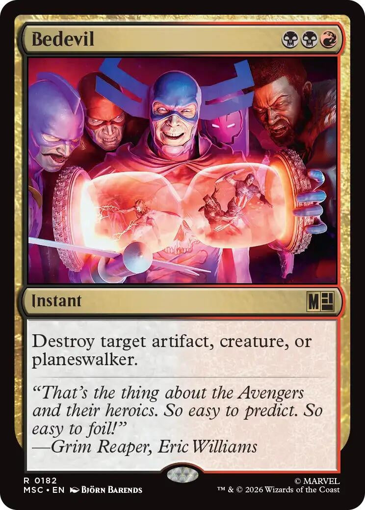 Image for Bedevil (Surge Foil) (182) (MSC) - Magic: The Gathering