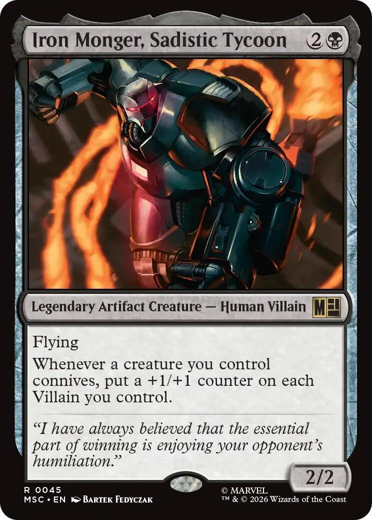Image for Iron Monger, Sadistic Tycoon (45) (MSC) - Magic: The Gathering