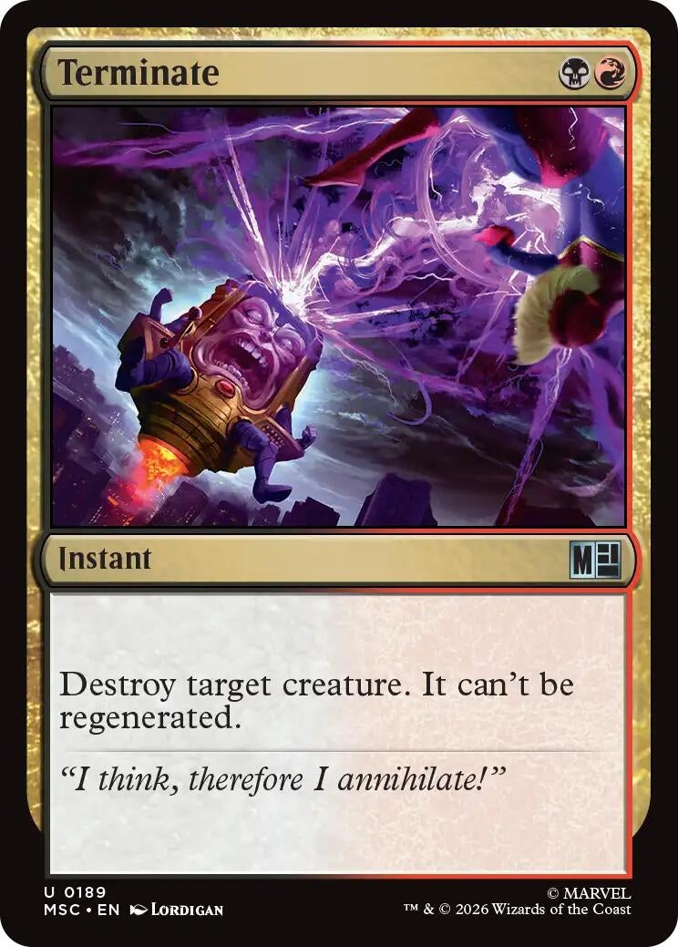 Image for Terminate (Surge Foil) (189) (MSC) - Magic: The Gathering