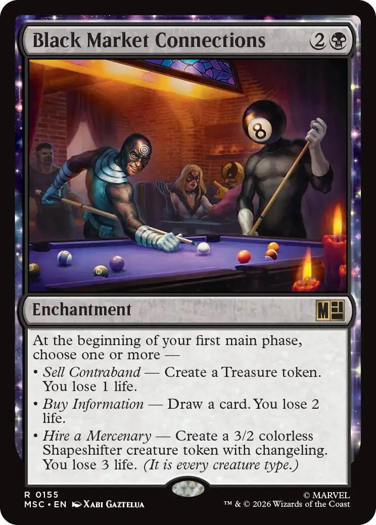 Image for Black Market Connections (155) (MSC) - Magic: The Gathering