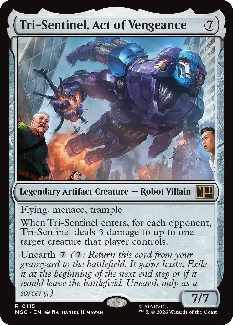 Image for Tri-Sentinel, Act of Vengeance (115) (MSC) - Magic: The Gathering