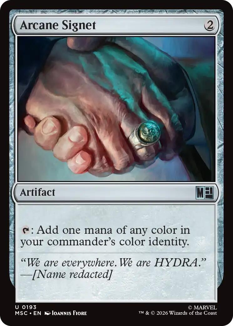 Image for Arcane Signet (0193) (Surge Foil) (193) (MSC) - Magic: The Gathering