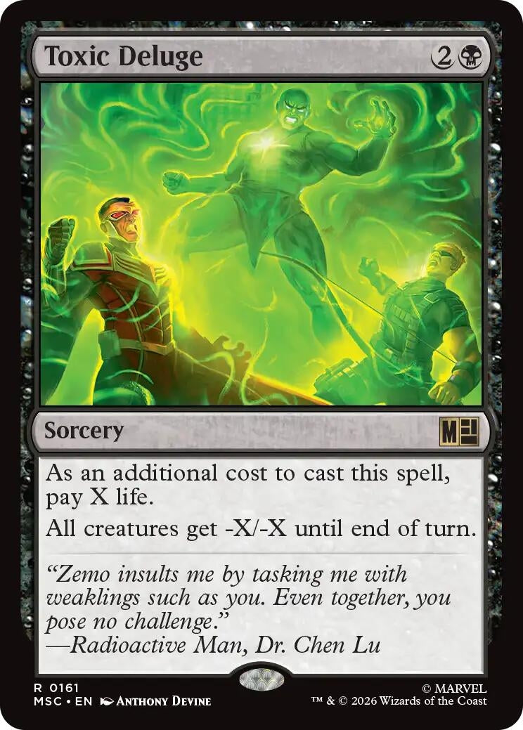 Image for Toxic Deluge (Surge Foil) (161) (MSC) - Magic: The Gathering