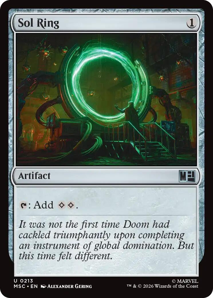 Image for Sol Ring (0213) (213) (MSC) - Magic: The Gathering