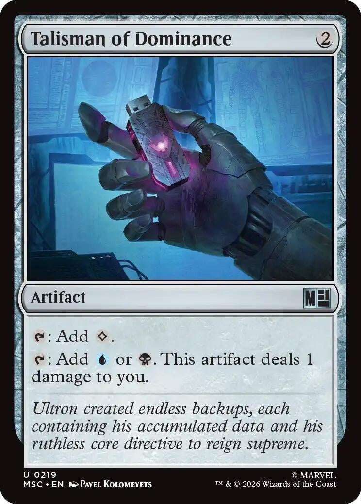 Image for Talisman of Dominance (219) (MSC) - Magic: The Gathering