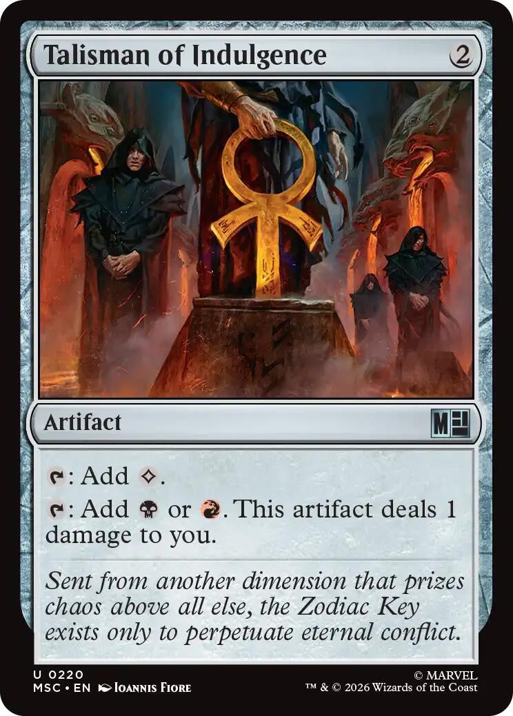 Image for Talisman of Indulgence (220) (MSC) - Magic: The Gathering