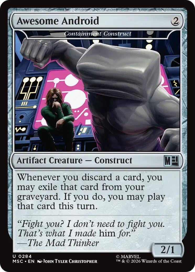 Image for Awesome Android - Containment Construct (Surge Foil) (284) (MSC) - Magic: The Gathering