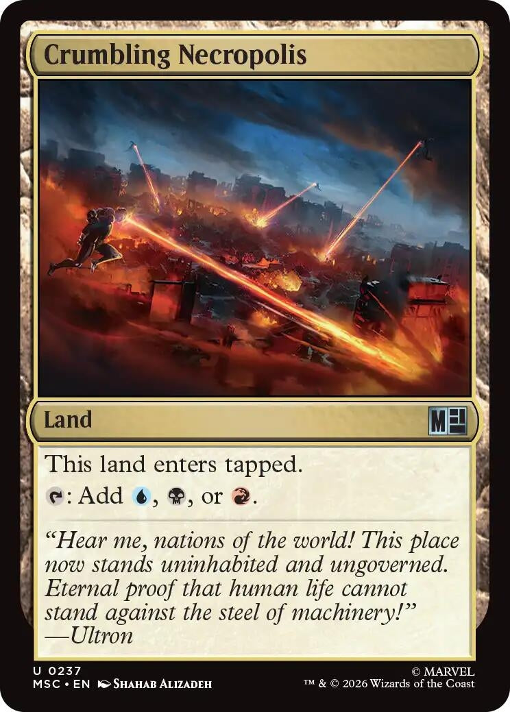 Image for Crumbling Necropolis (237) (MSC) - Magic: The Gathering