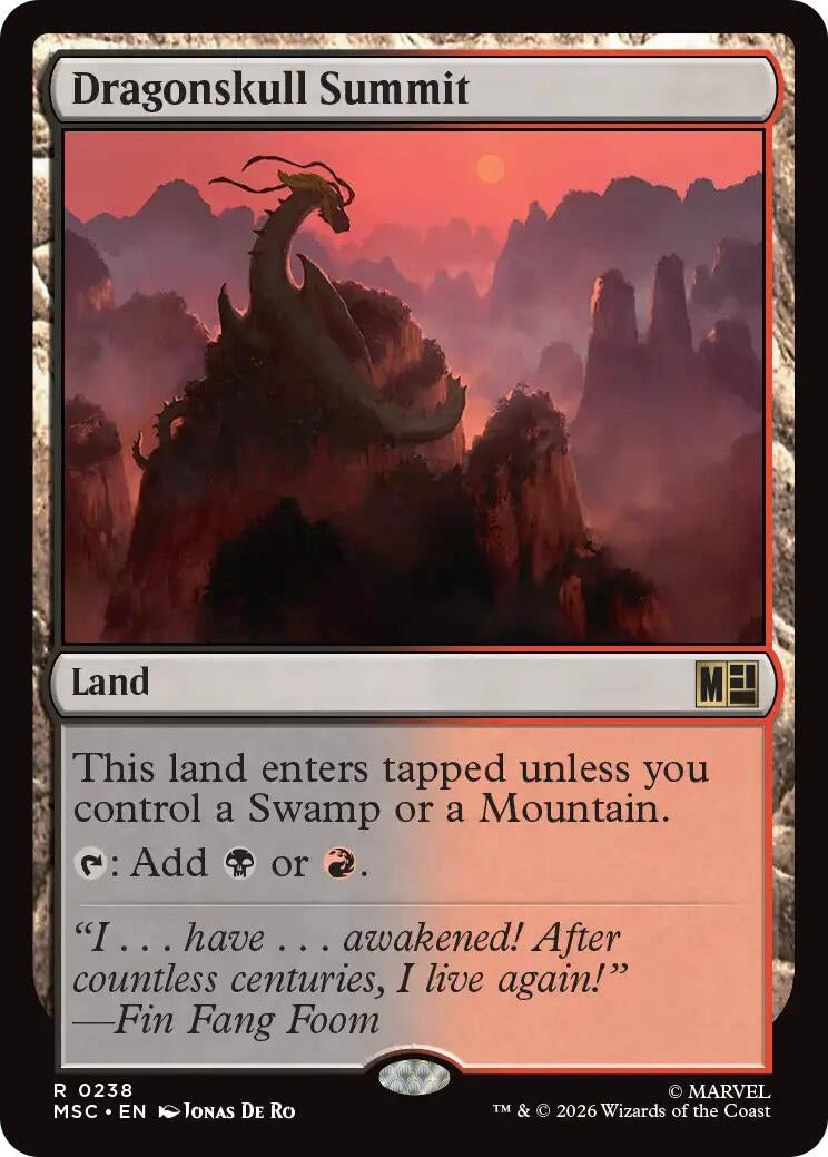 Image for Dragonskull Summit (238) (MSC) - Magic: The Gathering
