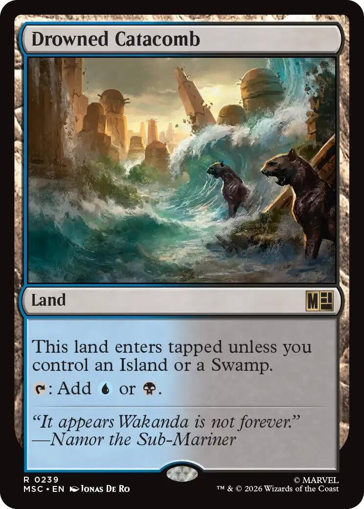 Image for Drowned Catacomb (239) (MSC) - Magic: The Gathering
