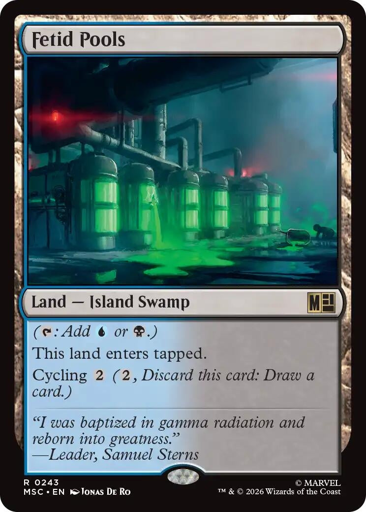 Image for Fetid Pools (Surge Foil) (243) (MSC) - Magic: The Gathering