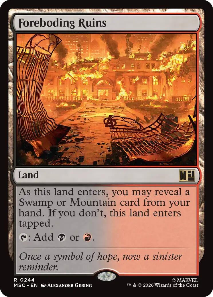 Image for Foreboding Ruins (244) (MSC) - Magic: The Gathering