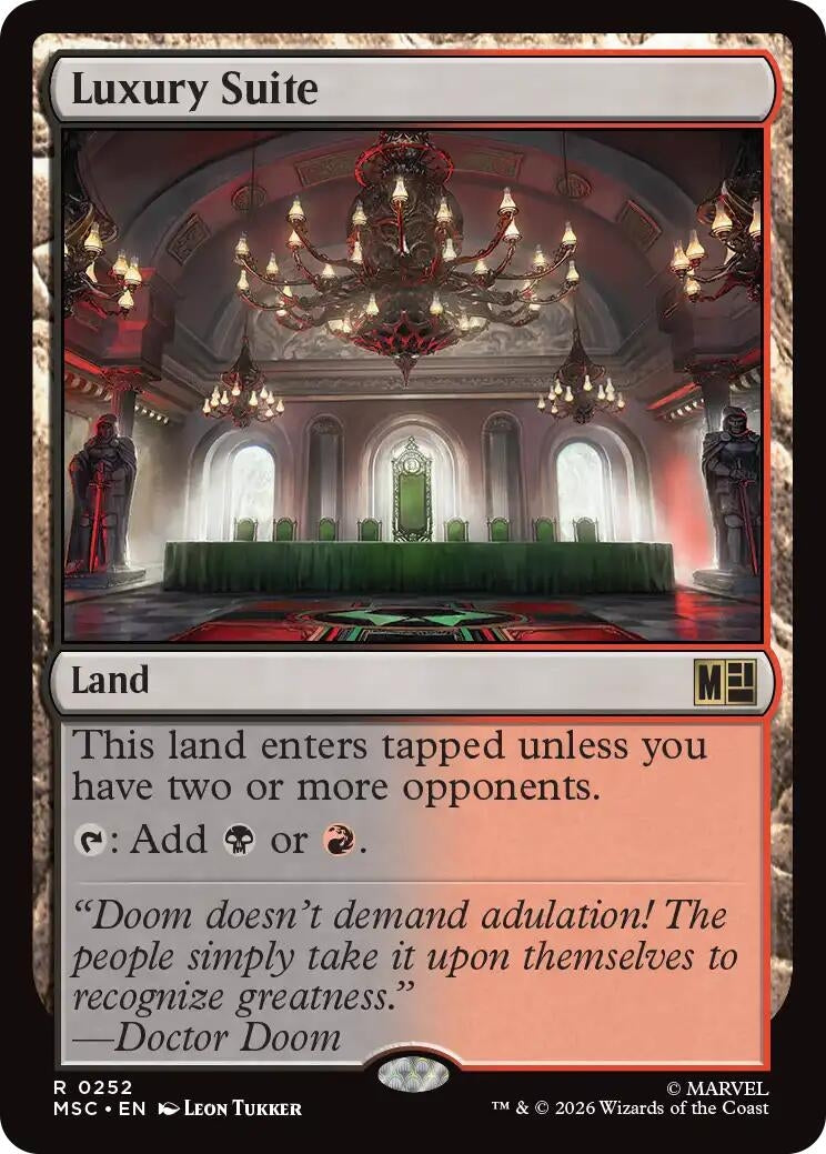 Image for Luxury Suite (Surge Foil) (252) (MSC) - Magic: The Gathering