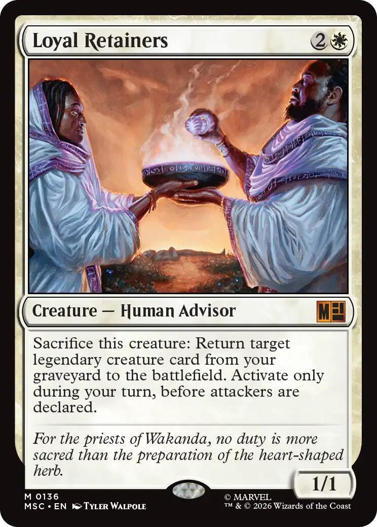 Image for Loyal Retainers (136) (MSC) - Magic: The Gathering