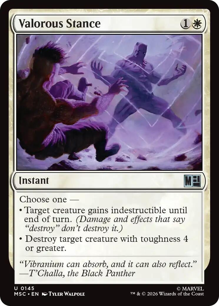 Image for Valorous Stance (145) (MSC) - Magic: The Gathering