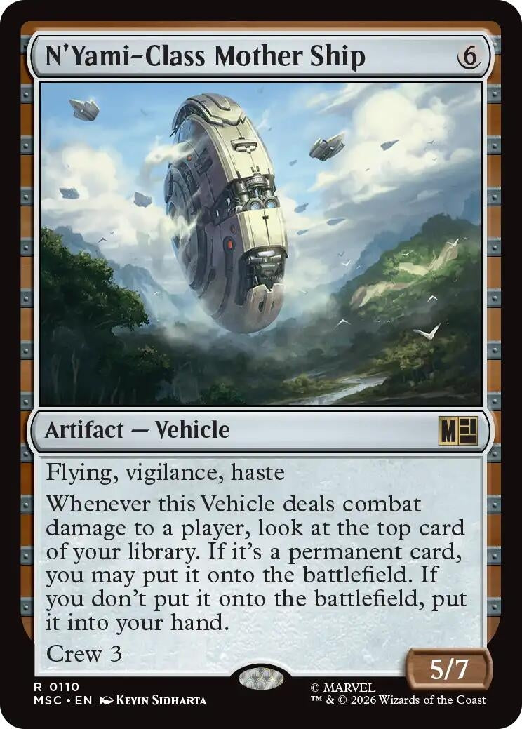 Image for N'Yami-Class Mother Ship (110) (MSC) - Magic: The Gathering