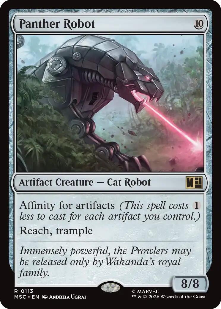 Image for Panther Robot (113) (MSC) - Magic: The Gathering
