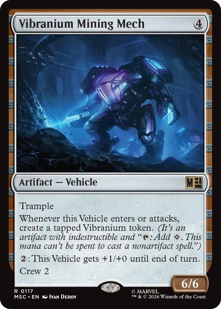 Image for Vibranium Mining Mech (117) (MSC) - Magic: The Gathering