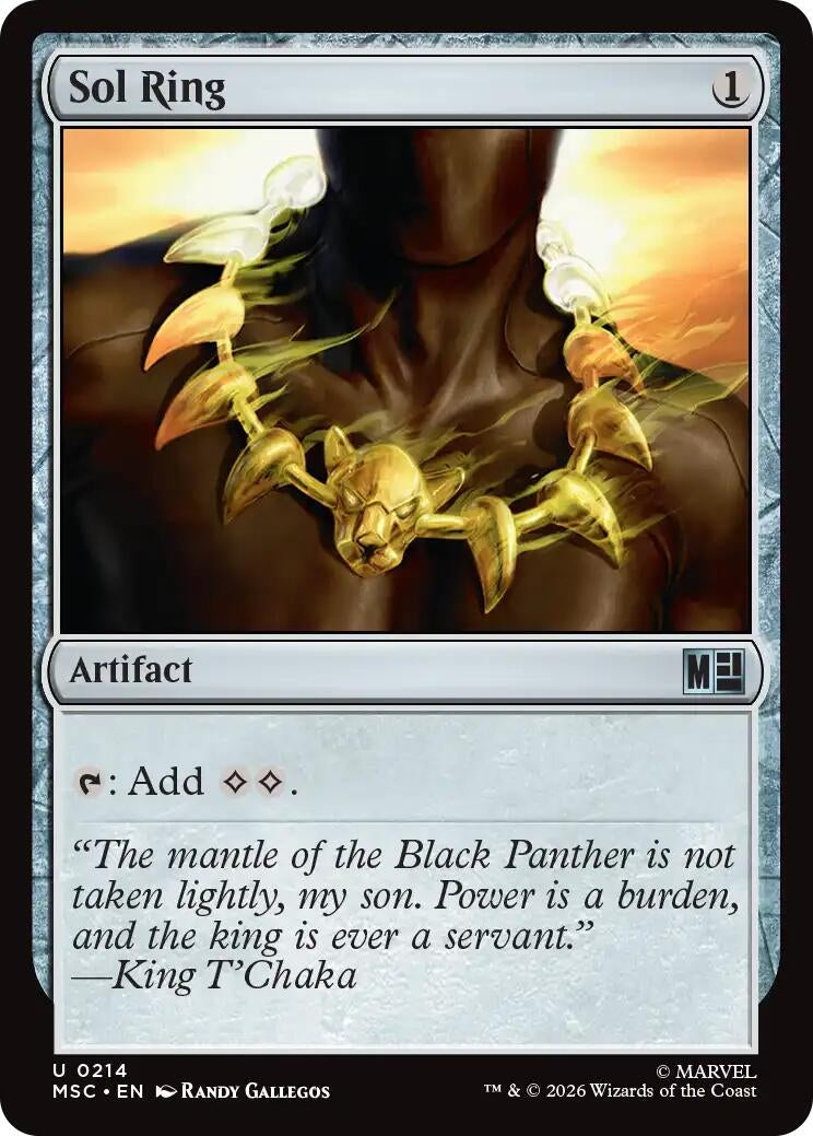 Image for Sol Ring (0214) (214) (MSC) - Magic: The Gathering