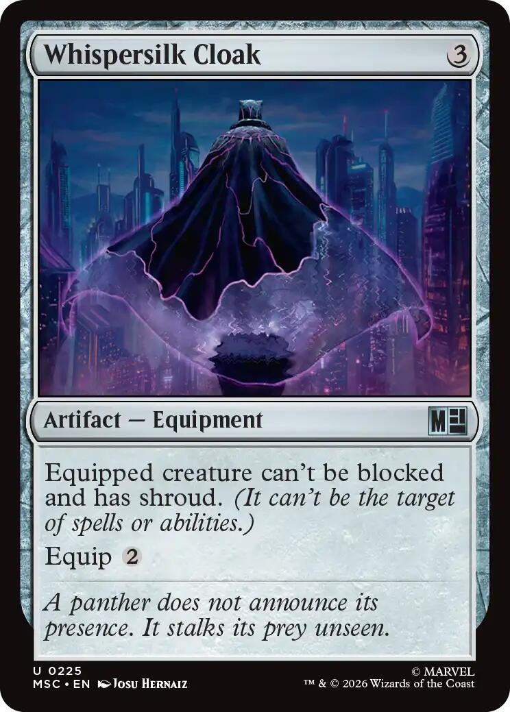 Image for Whispersilk Cloak (225) (MSC) - Magic: The Gathering