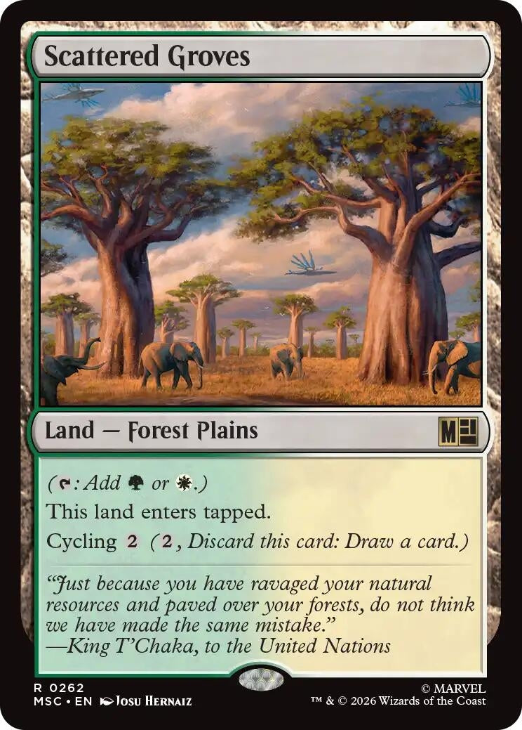 Image for Scattered Groves (262) (MSC) - Magic: The Gathering