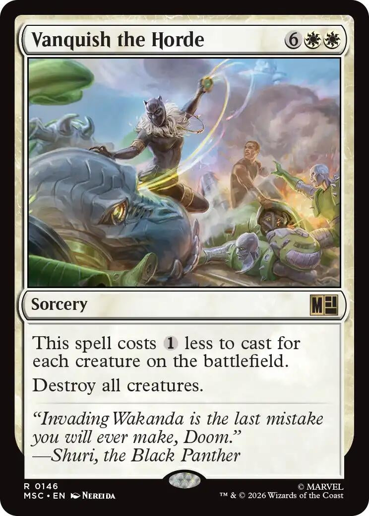 Image for Vanquish the Horde (Surge Foil) (146) (MSC) - Magic: The Gathering