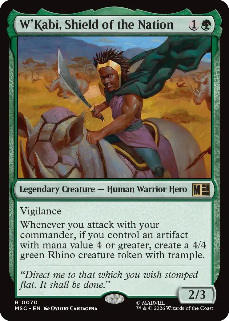 Image for W'Kabi, Shield of the Nation (Surge Foil) (70) (MSC) - Magic: The Gathering