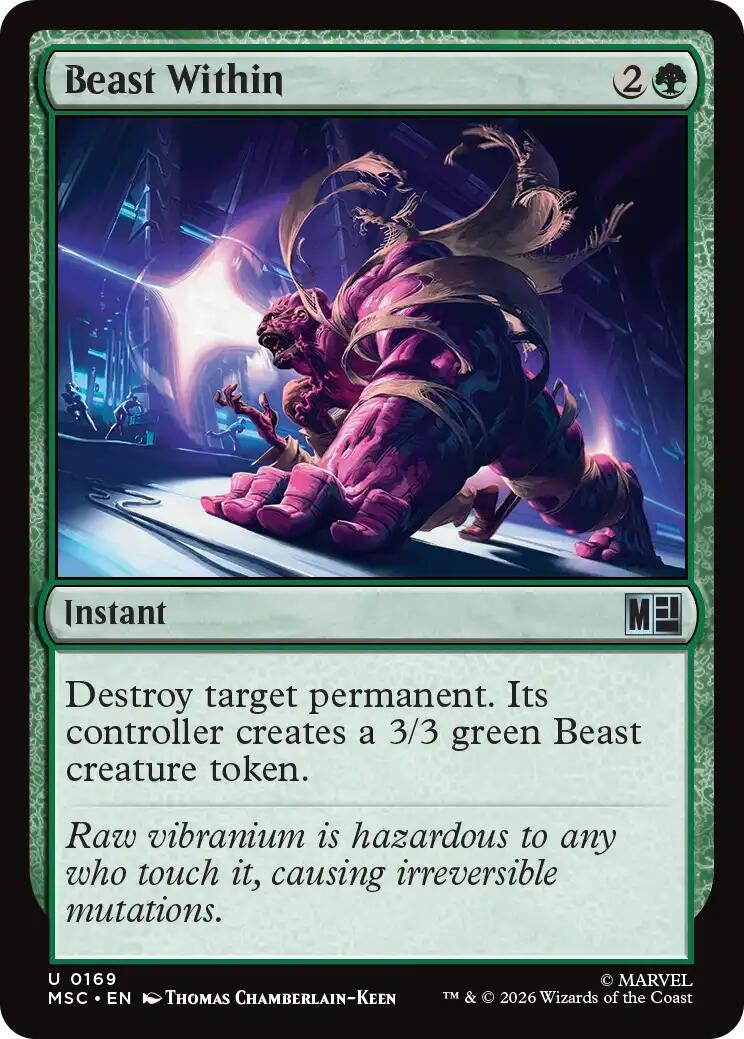 Image for Beast Within (Surge Foil) (169) (MSC) - Magic: The Gathering