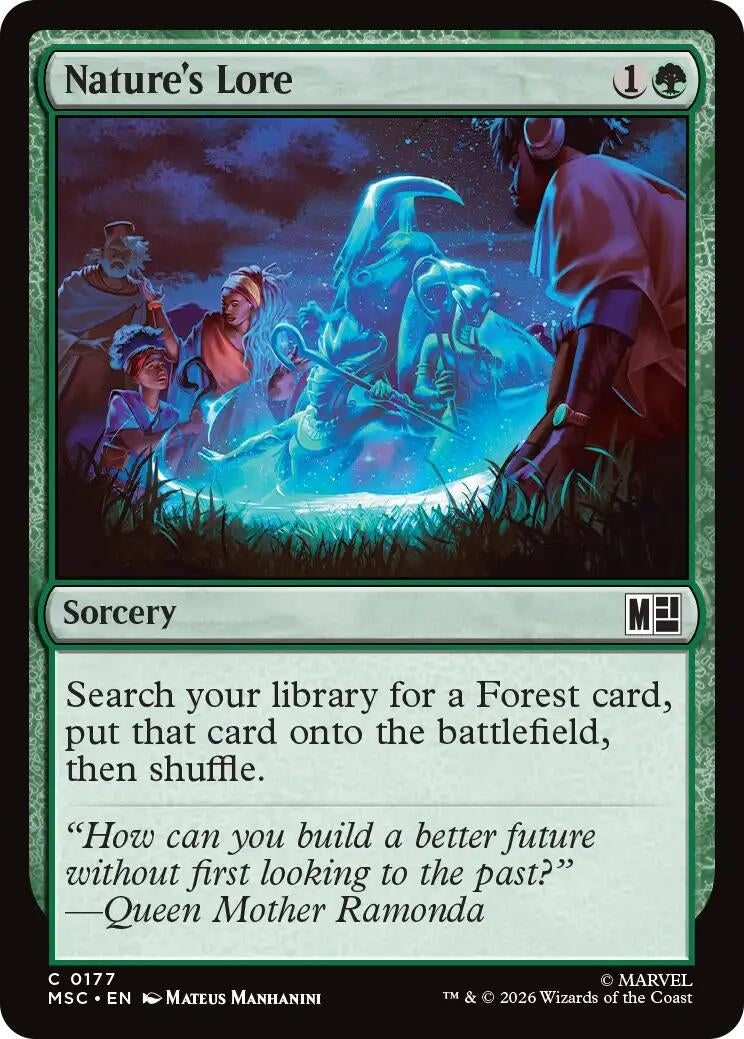 Image for Nature's Lore (Surge Foil) (177) (MSC) - Magic: The Gathering