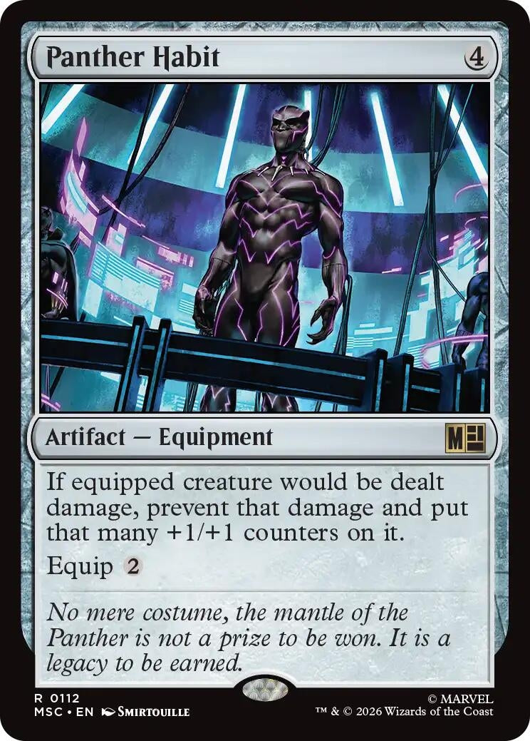 Image for Panther Habit (Surge Foil) (112) (MSC) - Magic: The Gathering