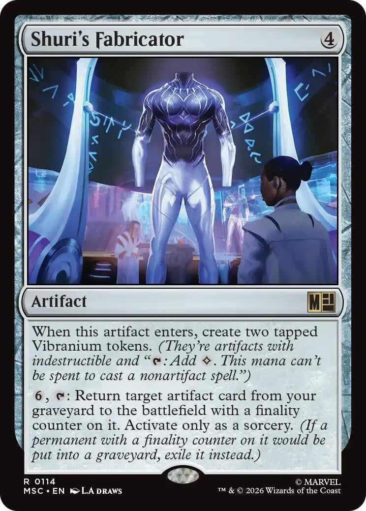 Image for Shuri's Fabricator (Surge Foil) (114) (MSC) - Magic: The Gathering