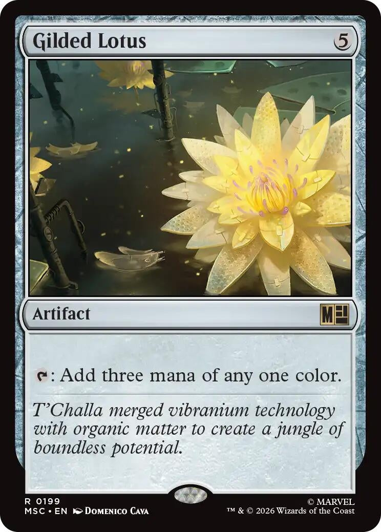 Image for Gilded Lotus (Surge Foil) (199) (MSC) - Magic: The Gathering