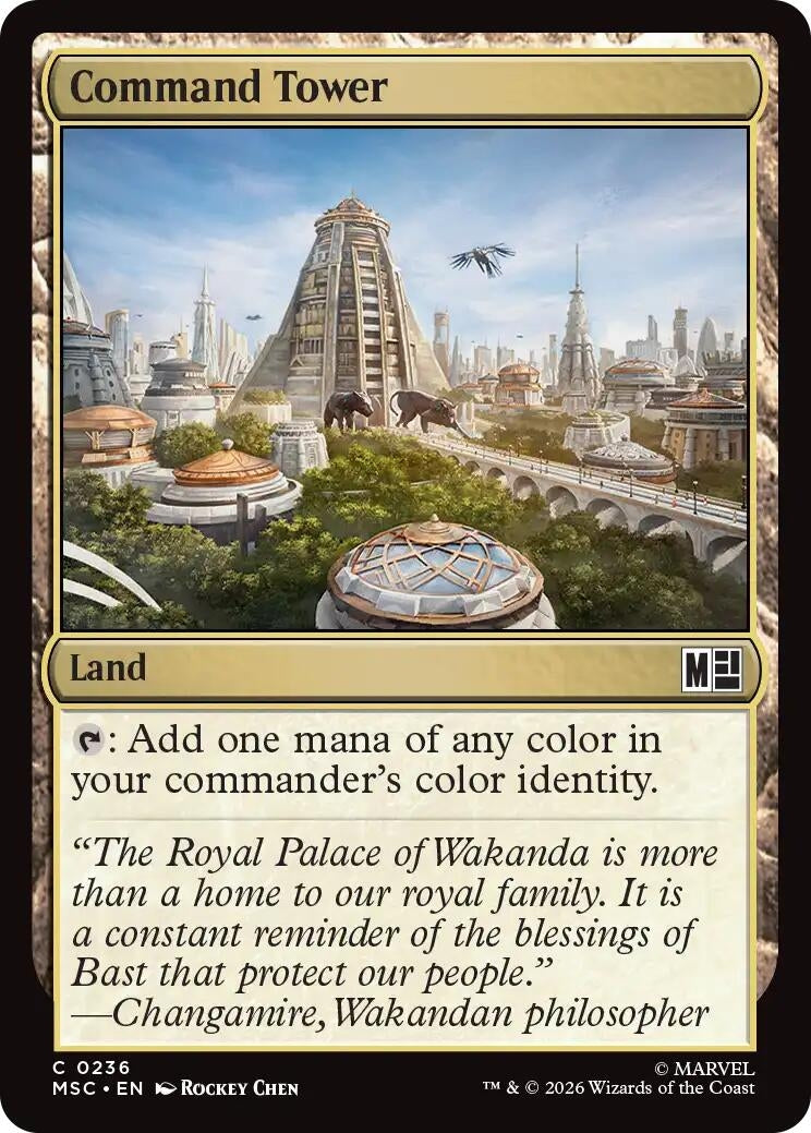 Image for Command Tower (0236) (Surge Foil) (236) (MSC) - Magic: The Gathering