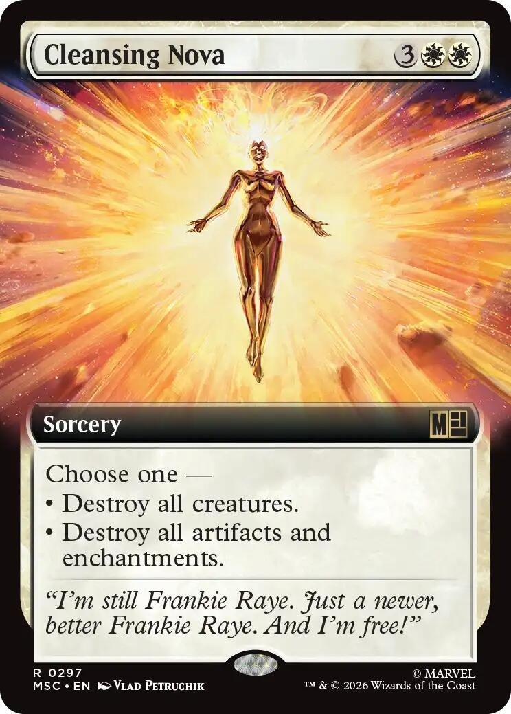 Image for Cleansing Nova (Extended Art) (297) (MSC) - Magic: The Gathering