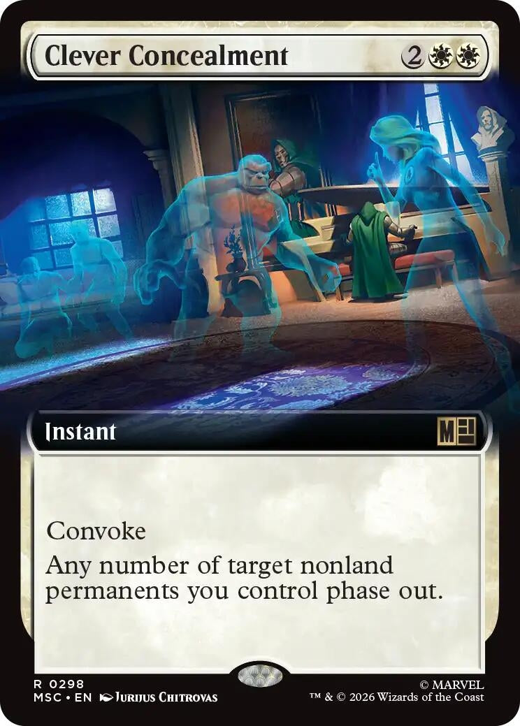 Image for Clever Concealment (Extended Art) (298) (MSC) - Magic: The Gathering
