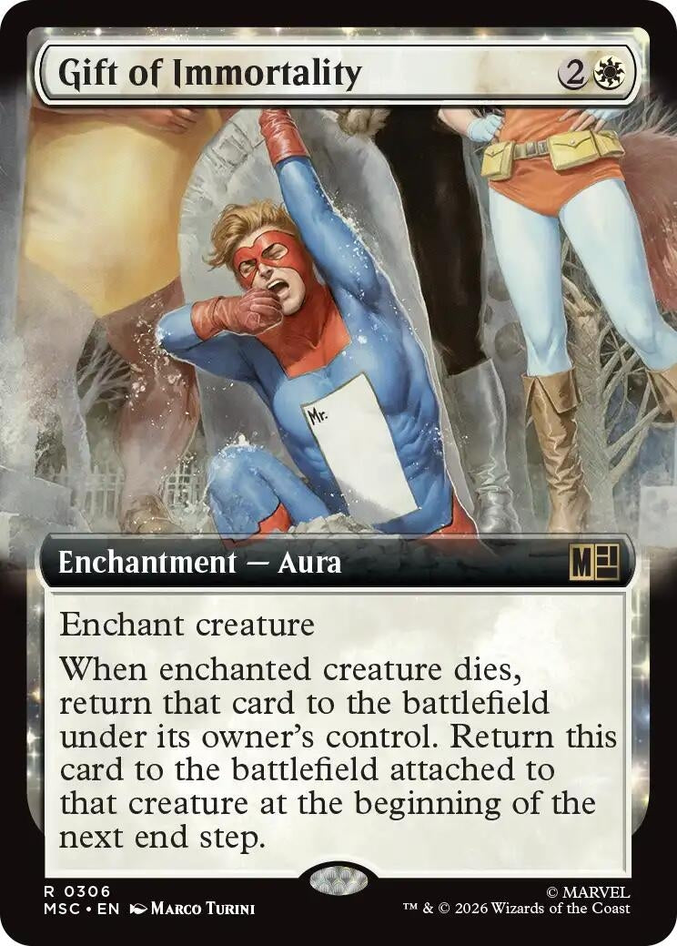 Image for Gift of Immortality (Extended Art) (306) (MSC) - Magic: The Gathering
