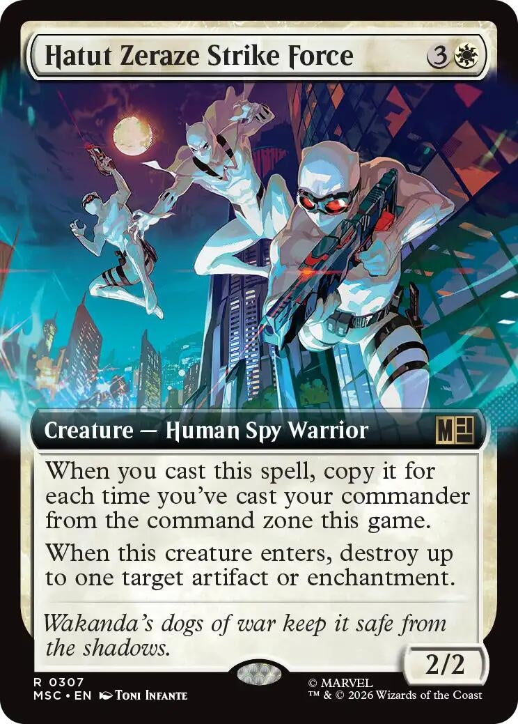 Image for Hatut Zeraze Strike Force (Extended Art) (307) (MSC) - Magic: The Gathering