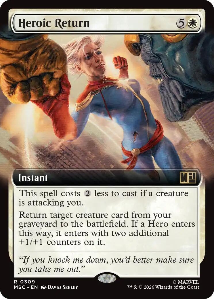 Image for Heroic Return (Extended Art) (309) (MSC) - Magic: The Gathering