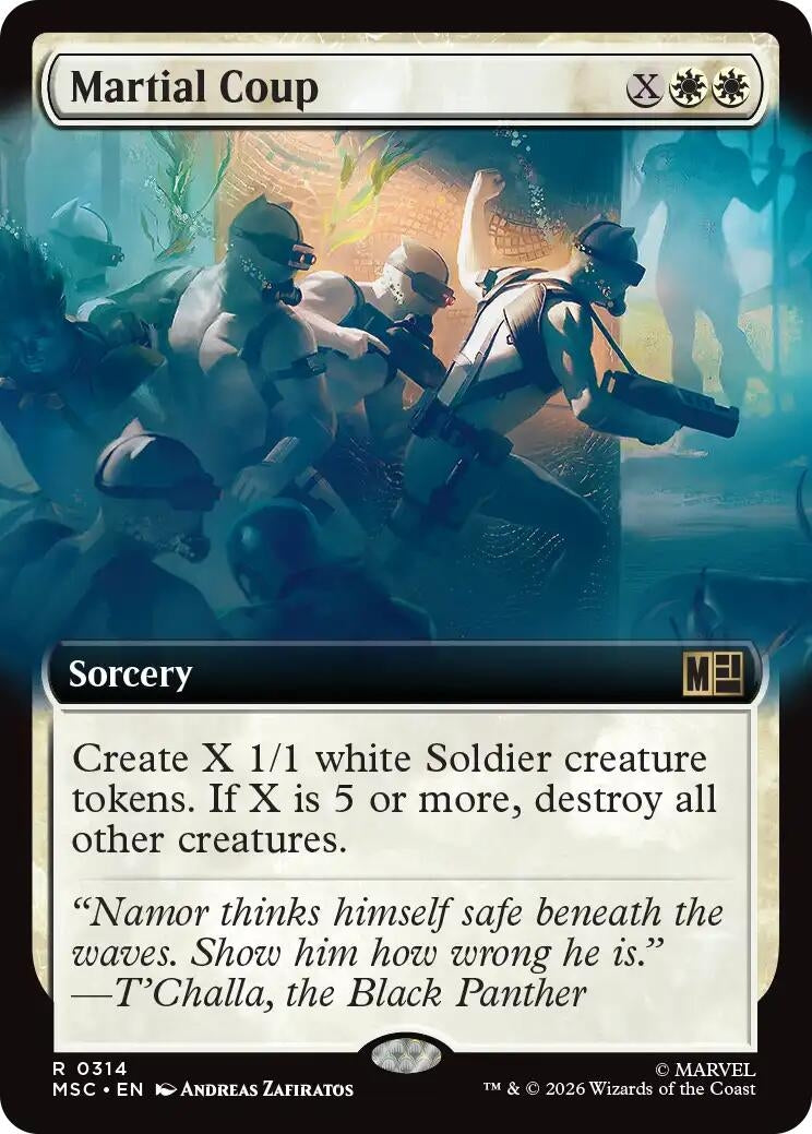 Image for Martial Coup (Extended Art) (314) (MSC) - Magic: The Gathering
