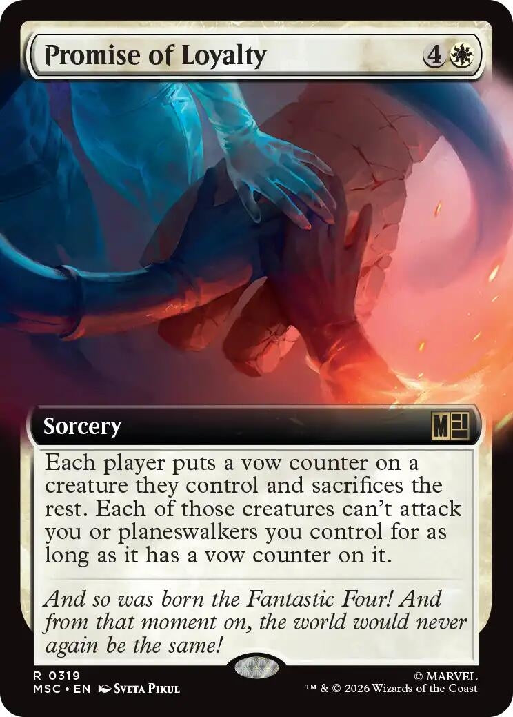 Image for Promise of Loyalty (Extended Art) (319) (MSC) - Magic: The Gathering