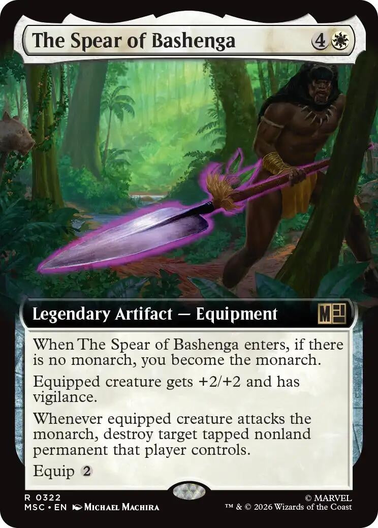 Image for The Spear of Bashenga (Extended Art) (322) (MSC) - Magic: The Gathering